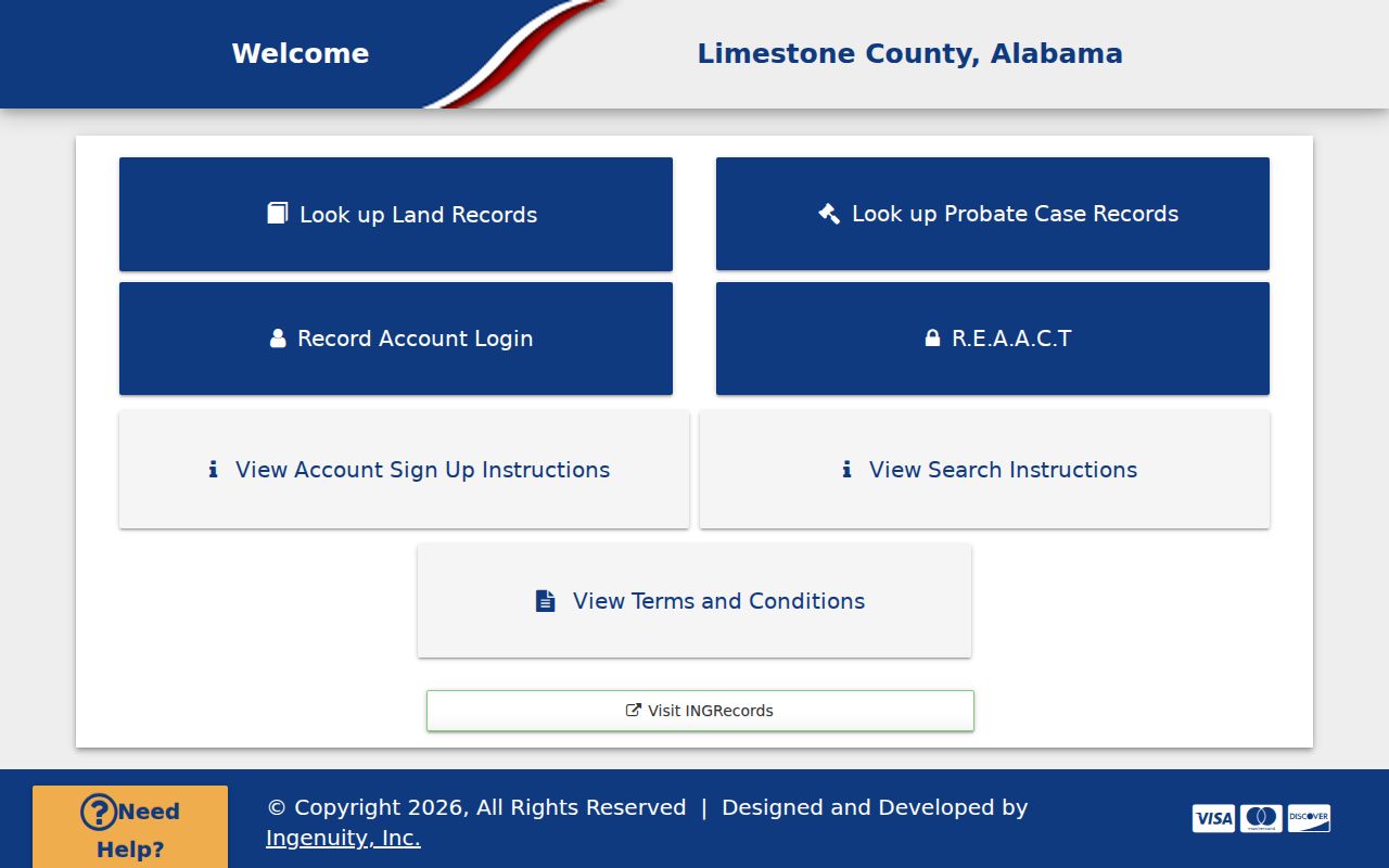 Madison residents directory Limestone County land records portal
