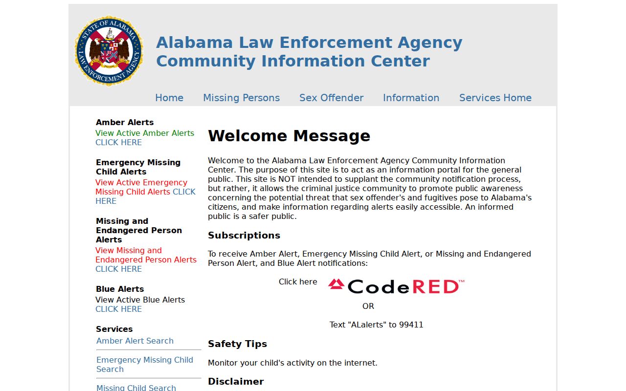 Madison resident lookup ALEA community search fields
